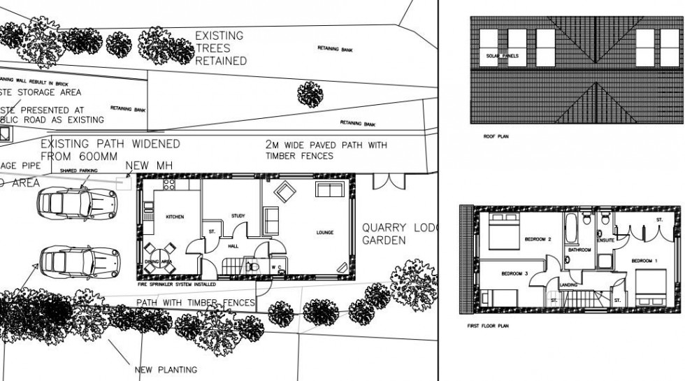 Floorplan for BUILDING PLOT - Quarry Lane, Kingsweston, Bristol