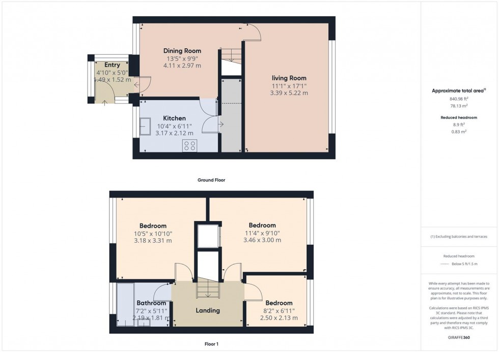 Floorplan for Abbotswood, Yate, Bristol