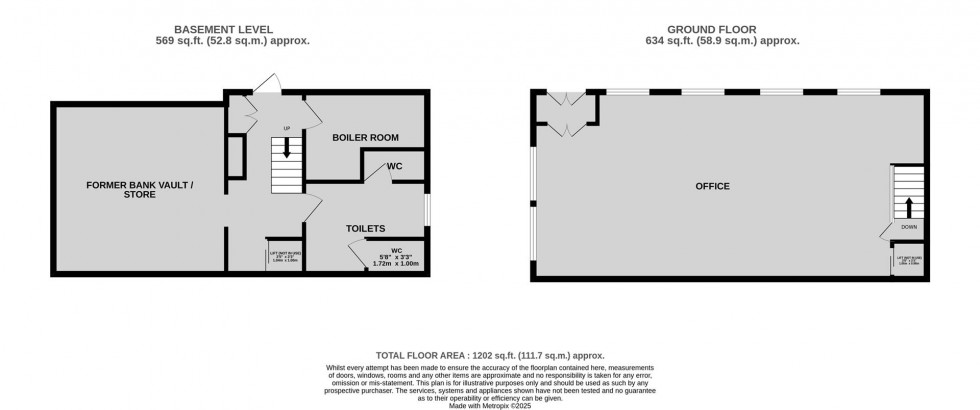 Floorplan for Hill Road, Clevedon