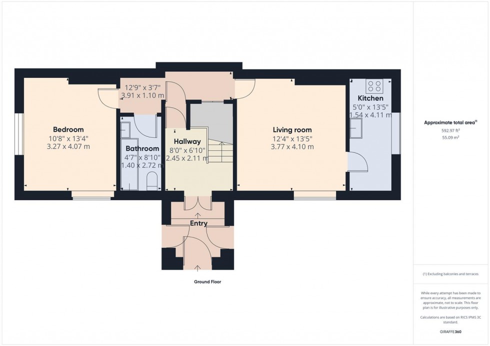 Floorplan for Gordon Road, Clifton