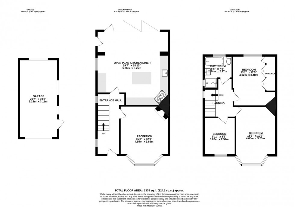 Floorplan for Lake Road | Henleaze