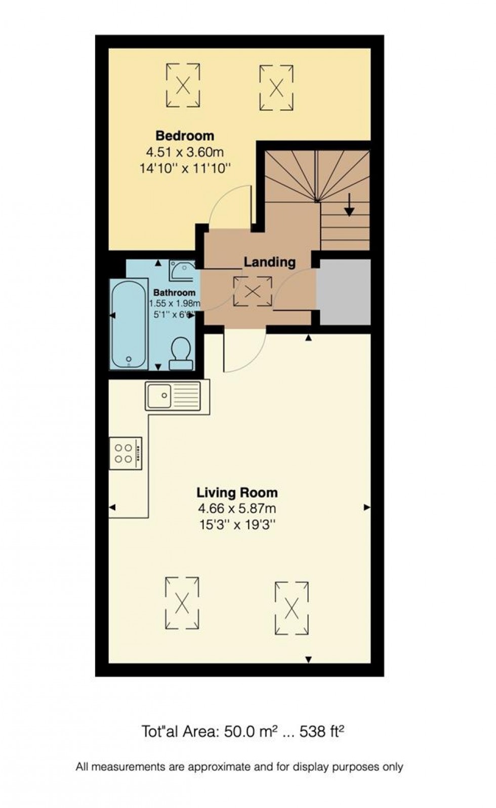 Floorplan for Church Road, St George, Bristol