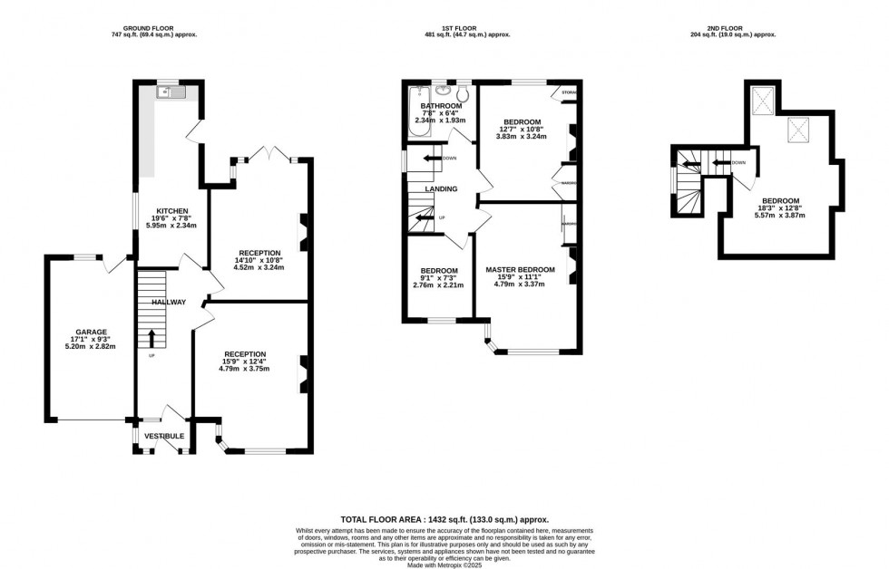 Floorplan for Bibury Crescent | Henleaze