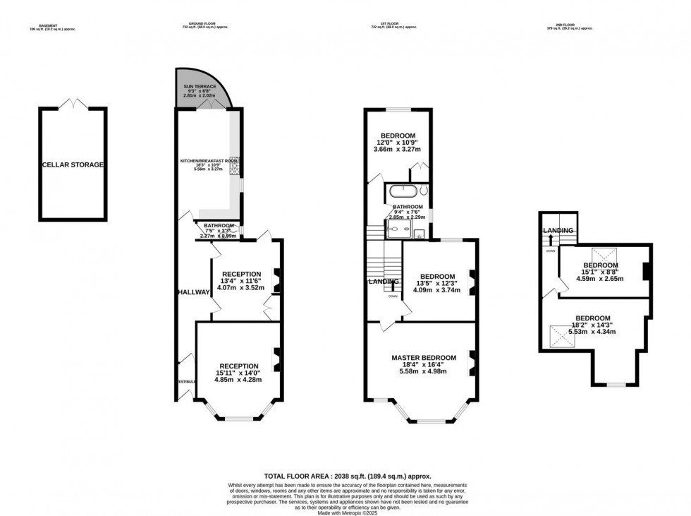 Floorplan for Devonshire Road | Westbury Park