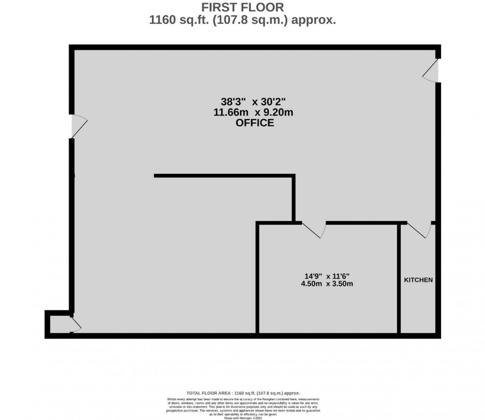 Floorplan for Eclipse Office Park, Staple Hill, Bristol