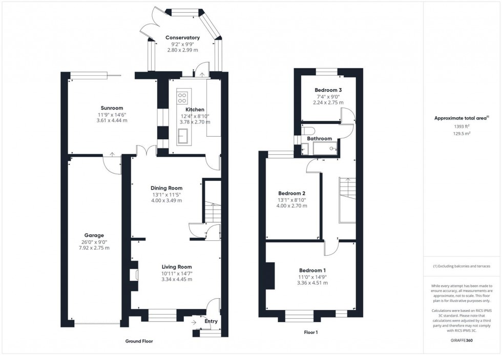 Floorplan for Bishopsworth Road, Bishopsworth, Bristol