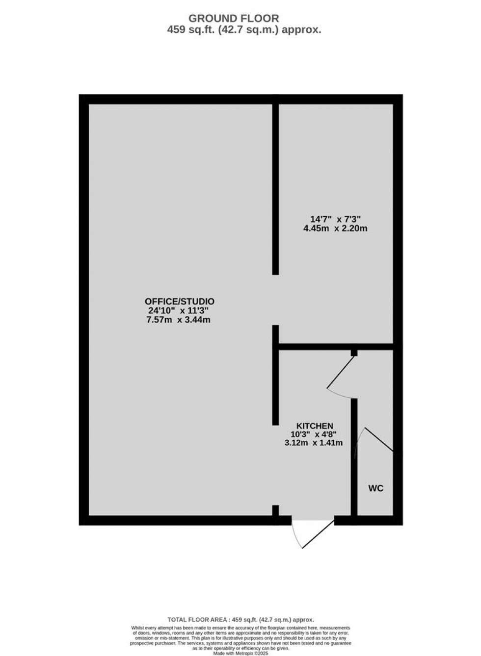 Floorplan for Henleaze Road, Bristol