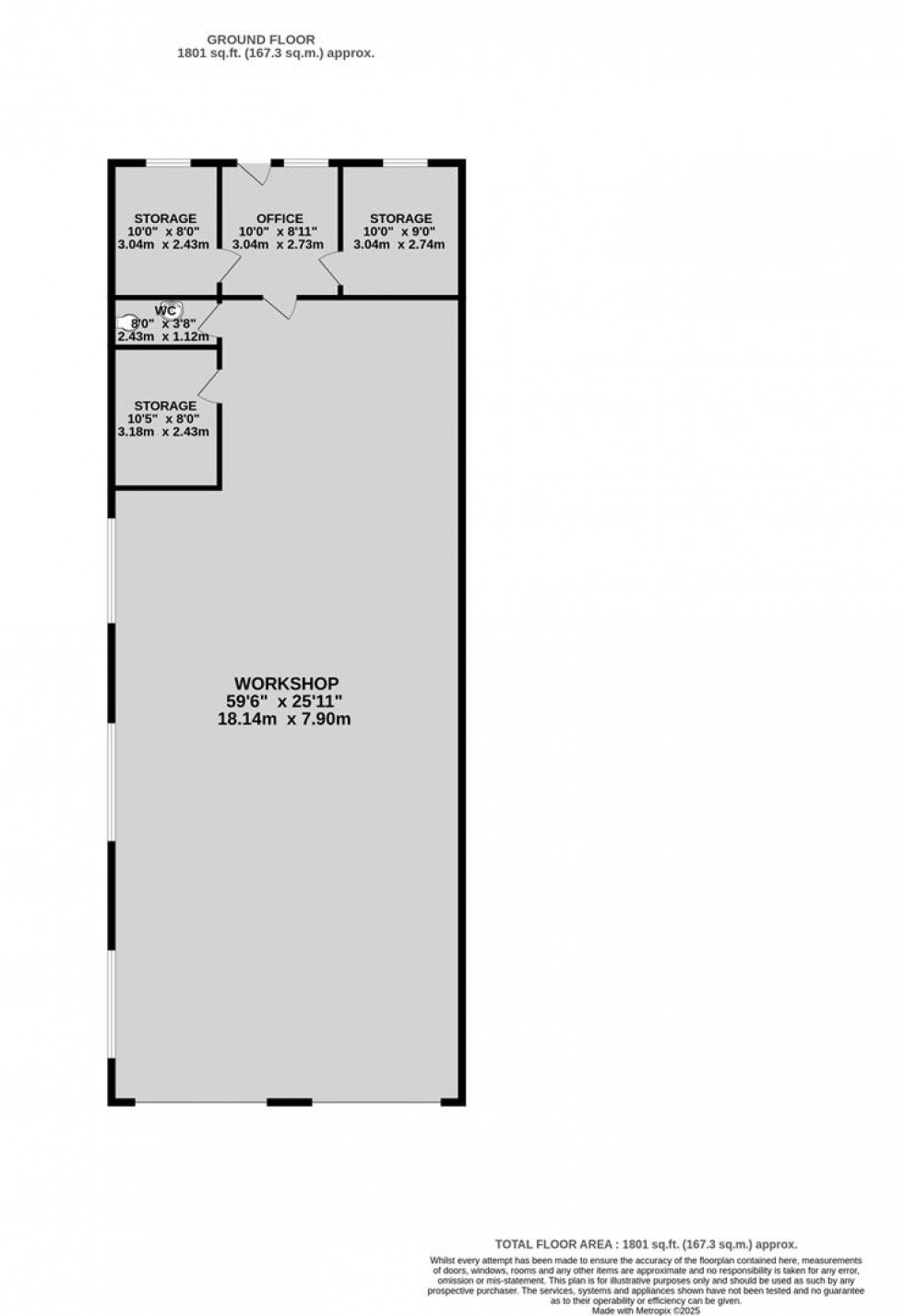 Floorplan for Portview Road, Bristol