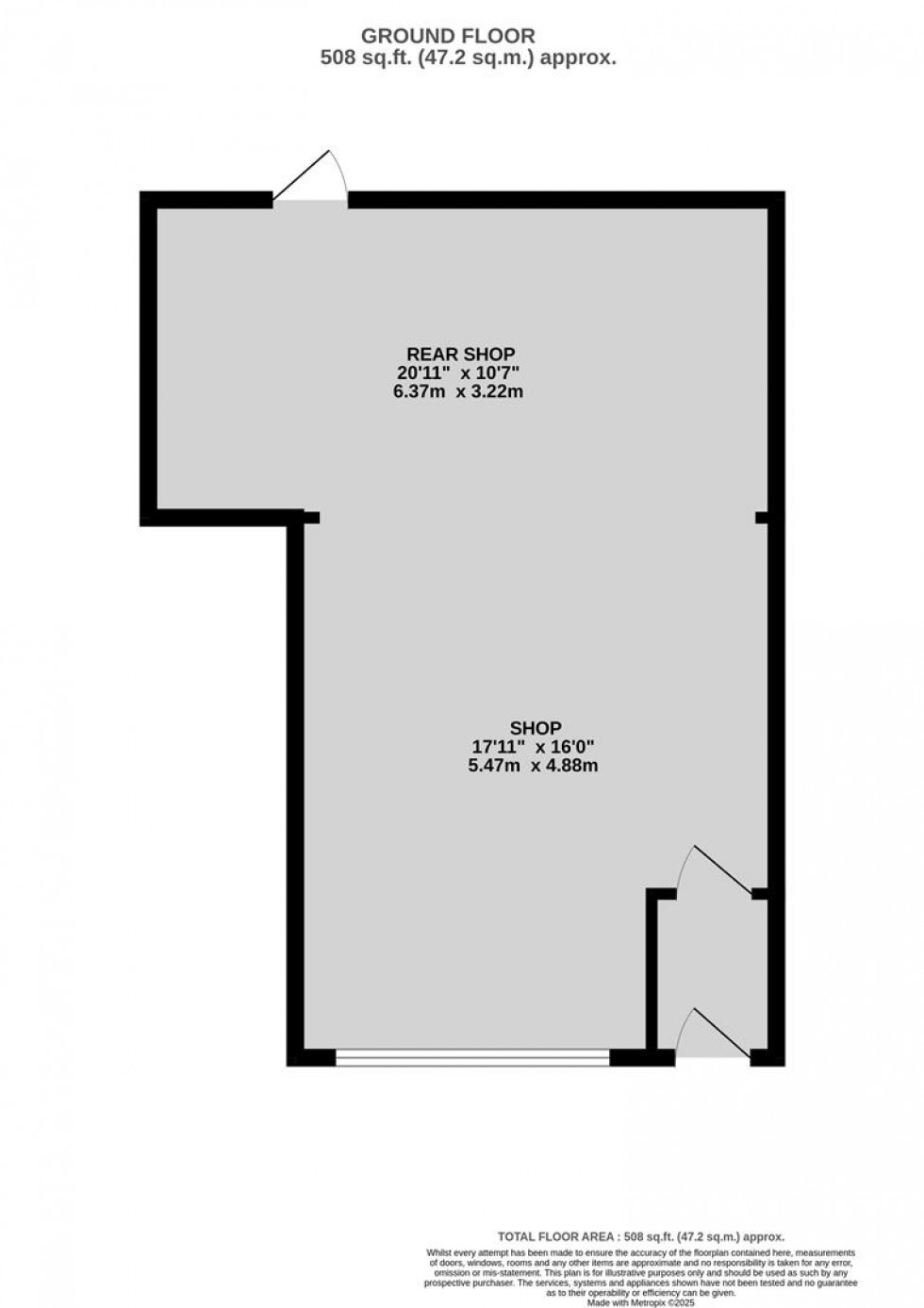 Floorplan for Filton Avenue, Horfield, Bristol