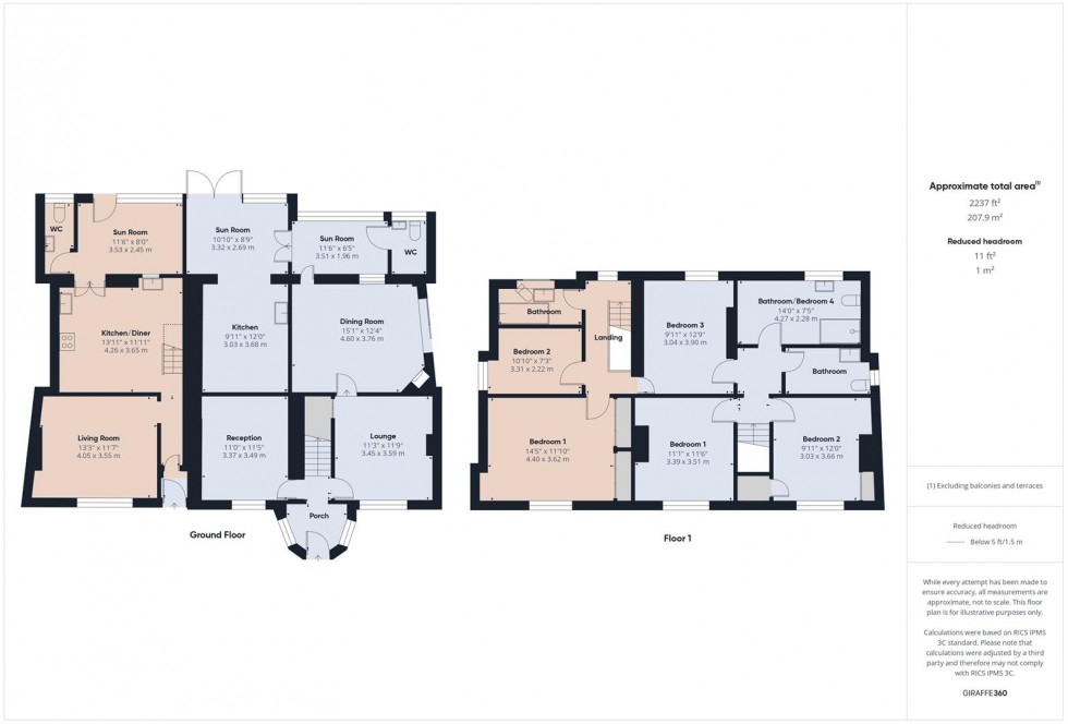 Floorplan for Bishopsworth Road, Bishopsworth, Bristol
