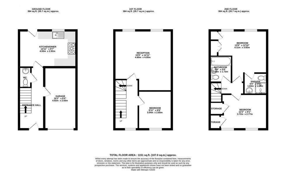 Floorplan for Cropthorne Road South | Horfield