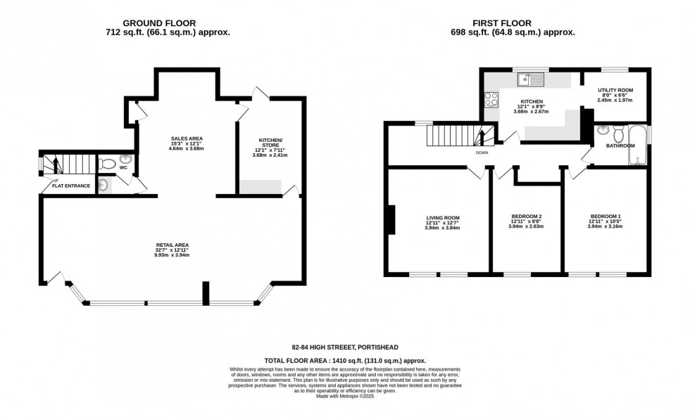Floorplan for High Street, Portishead, Bristol