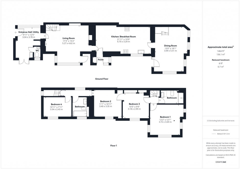 Floorplan for Street End Lane, Blagdon, Bristol