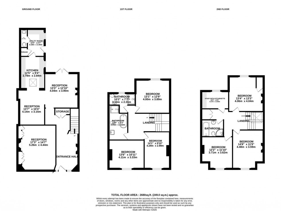 Floorplan for Effingham Road | St. Andrews
