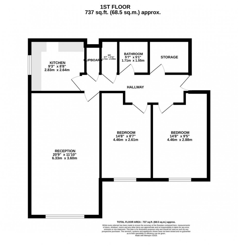 Floorplan for Archfield Road | Cotham