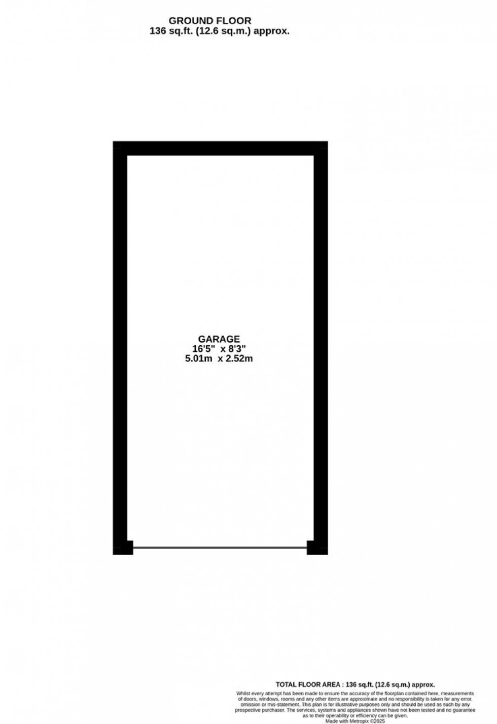 Floorplan for Upper Cranbrook Road, Bristol