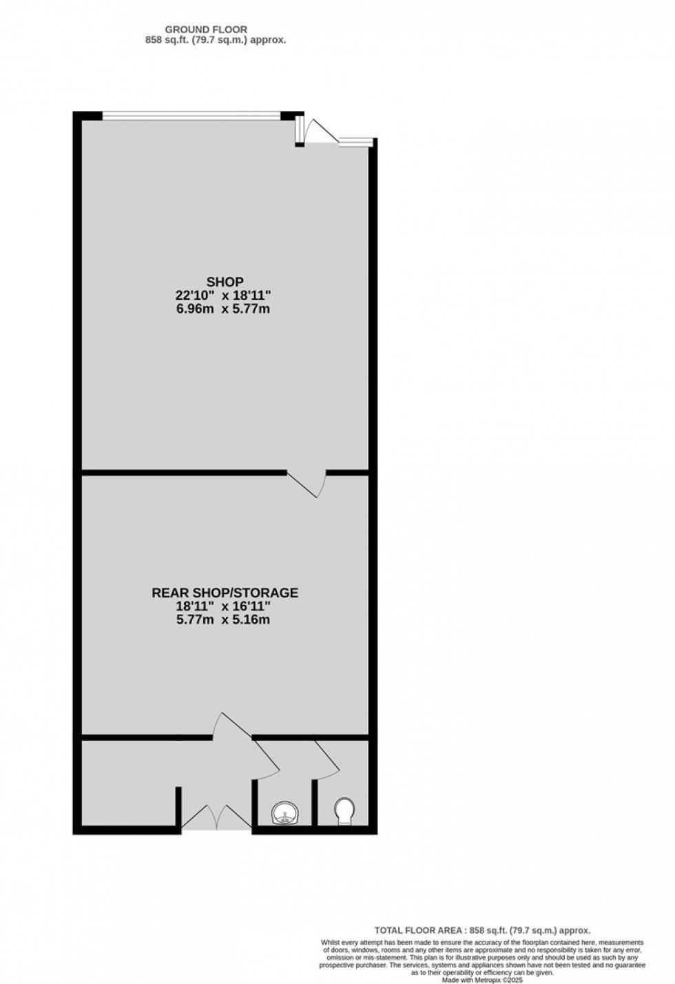 Floorplan for Ridingleaze, Bristol