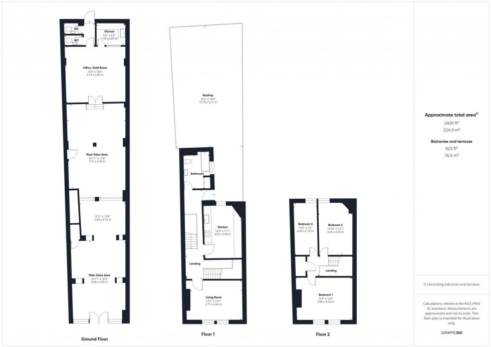 Floorplan for East Street, Bedminster, Bristol