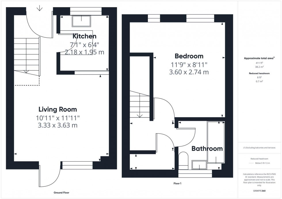 Floorplan for Gregory Court, Bristol