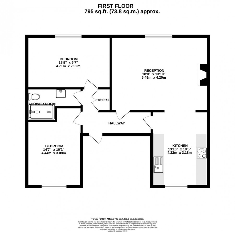 Floorplan for Eastfield Road | Westbury-On-Trym