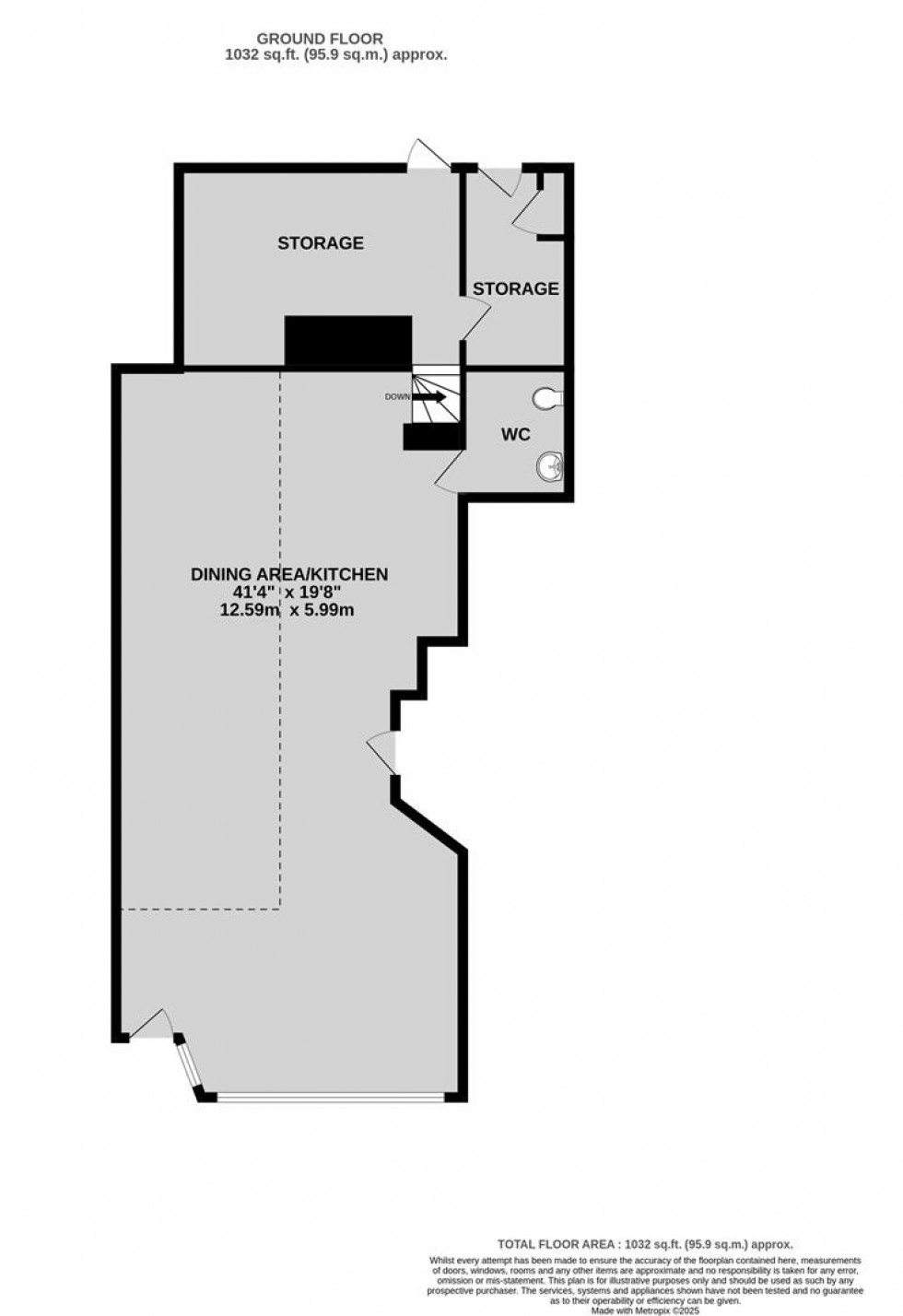 Floorplan for Whiteladies Road, Bristol