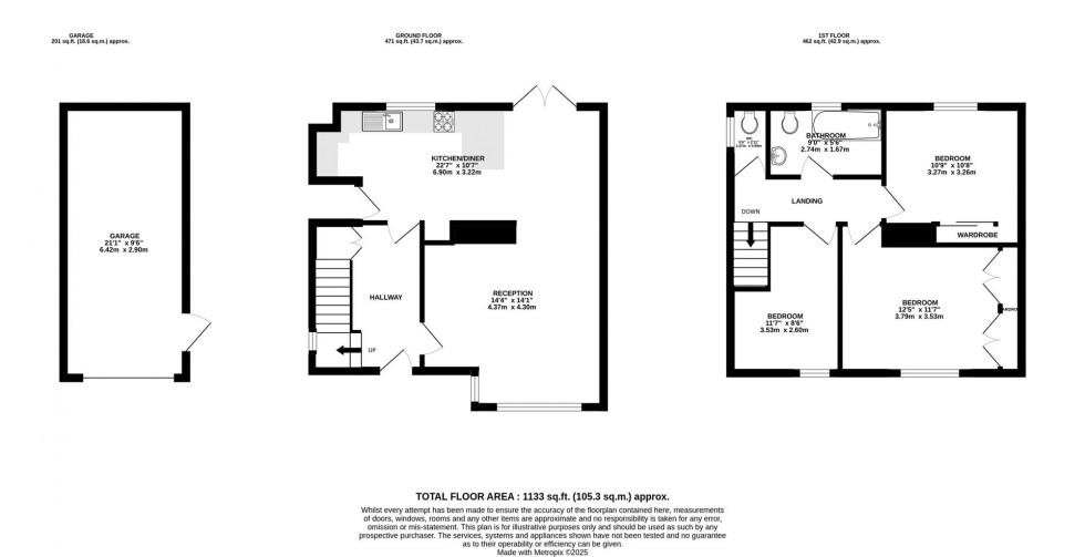 Floorplan for Canford Lane | Westbury On Trym
