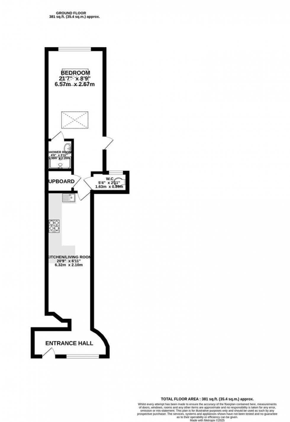 Floorplan for Bishopthorpe Road | Horfield