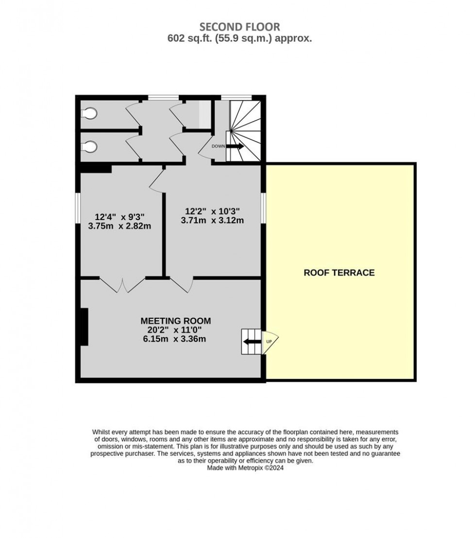 Floorplan for Period Offices in Clifton, Bristol