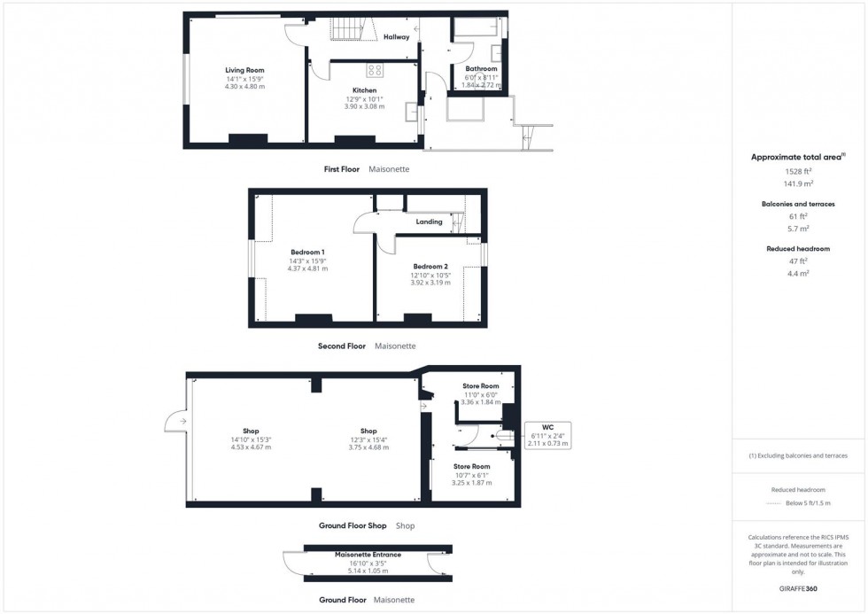 Floorplan for Broad Street, Staple Hill, Bristol