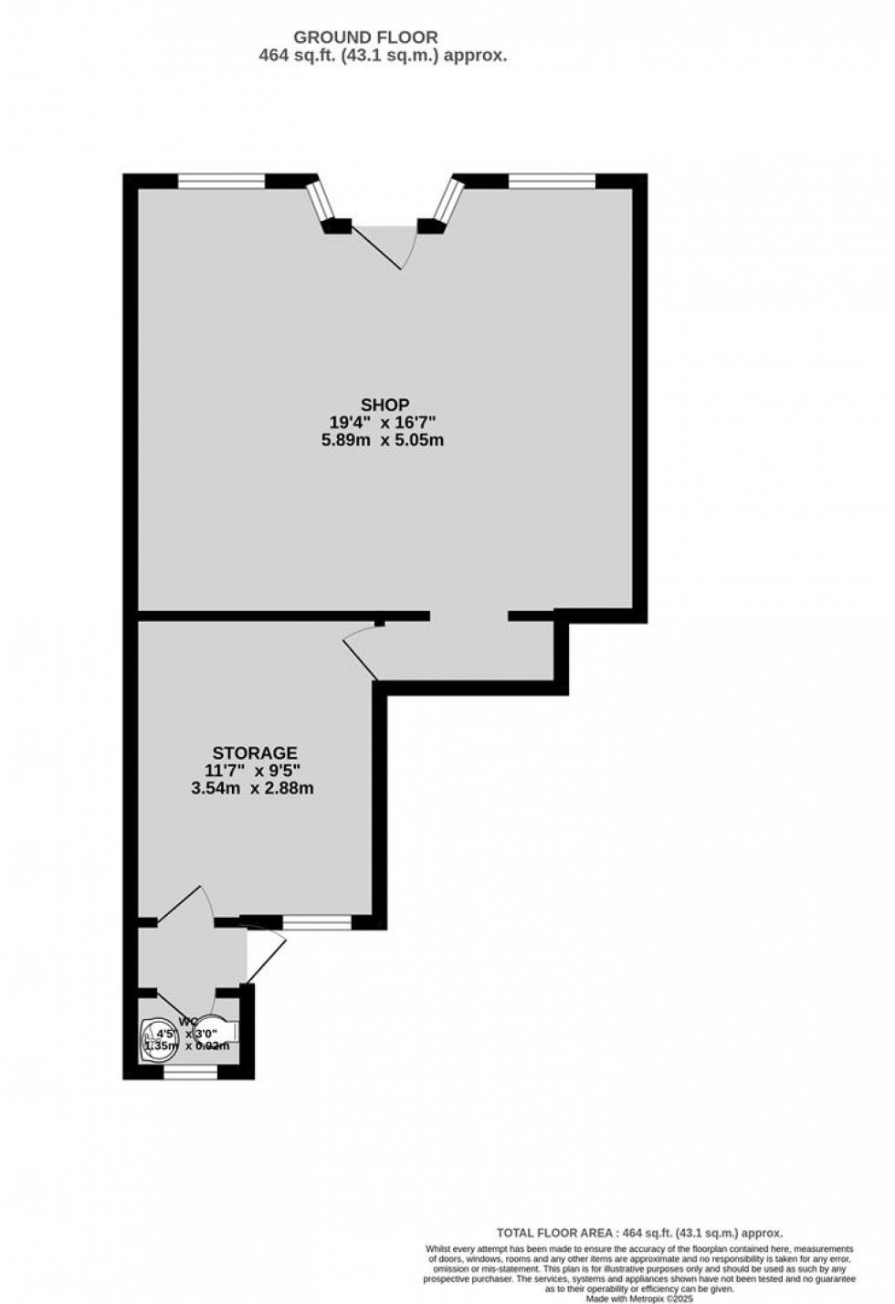 Floorplan for Stockwell Drive, Mangotsfield, Bristol