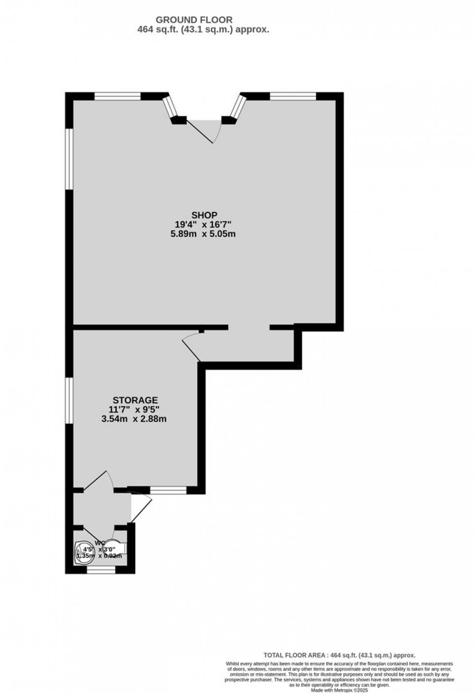 Floorplan for Stockwell Drive, Mangotsfield, Bristol