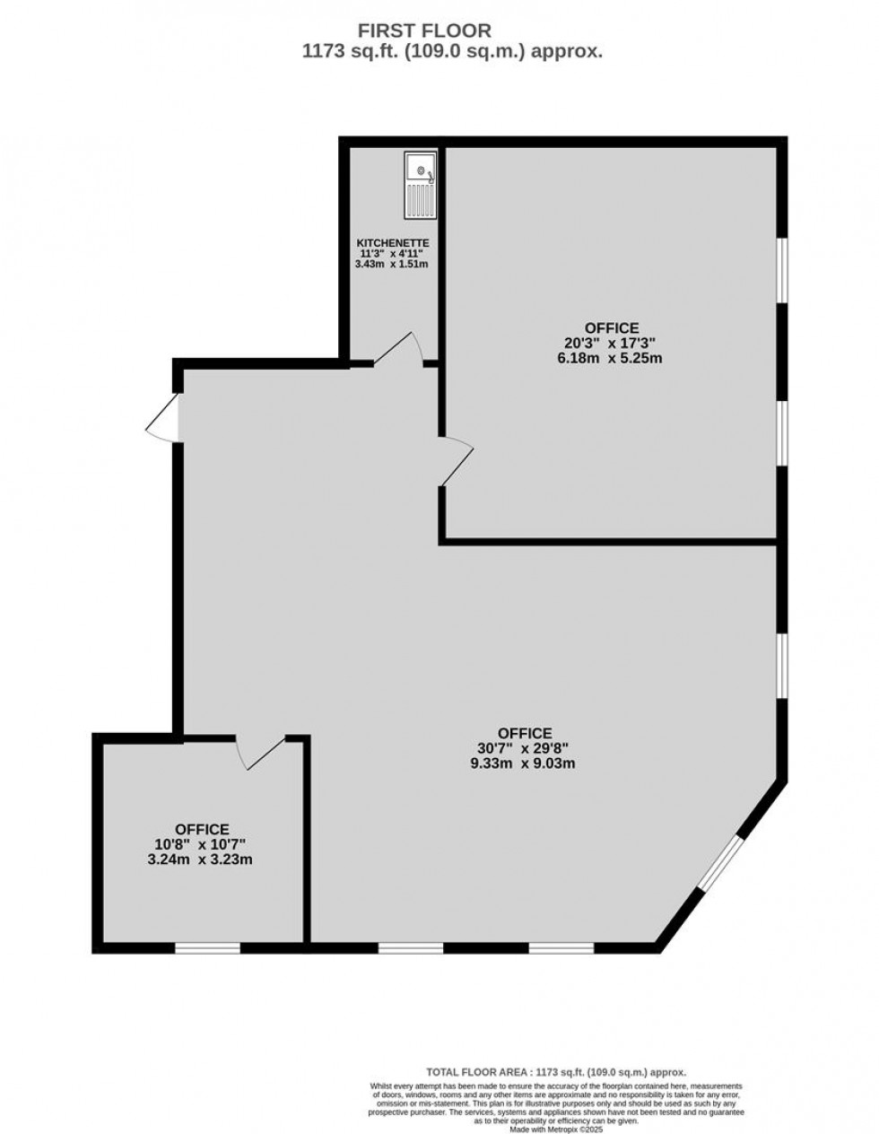 Floorplan for 4 York Court, Upper York Street, Bristol
