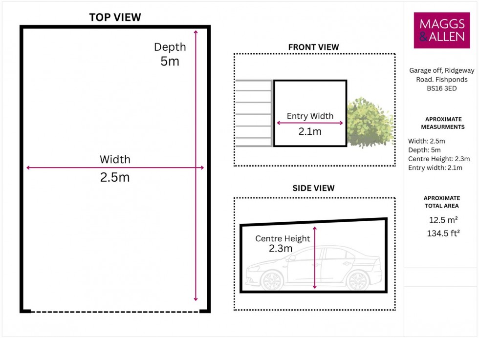Floorplan for Ridgeway Road, Bristol