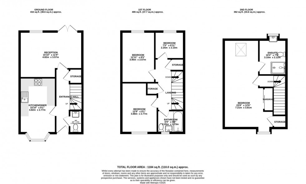 Floorplan for Thornfield Road | Brentry
