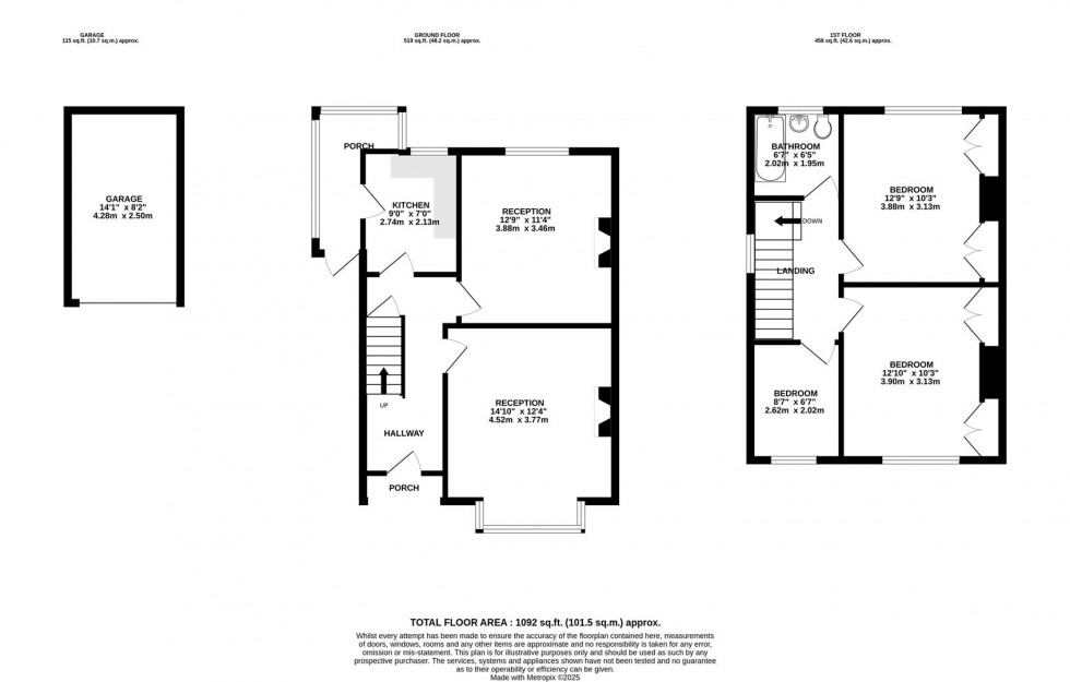 Floorplan for Churchways Crescent | Horfield