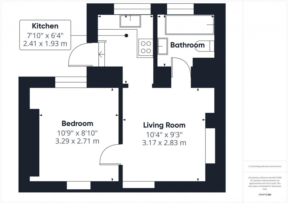 Floorplan for Greenfield Place, Weston-Super-Mare