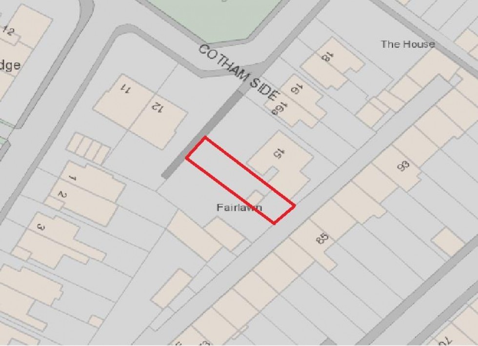Floorplan for Kingsdown Parade, Cotham