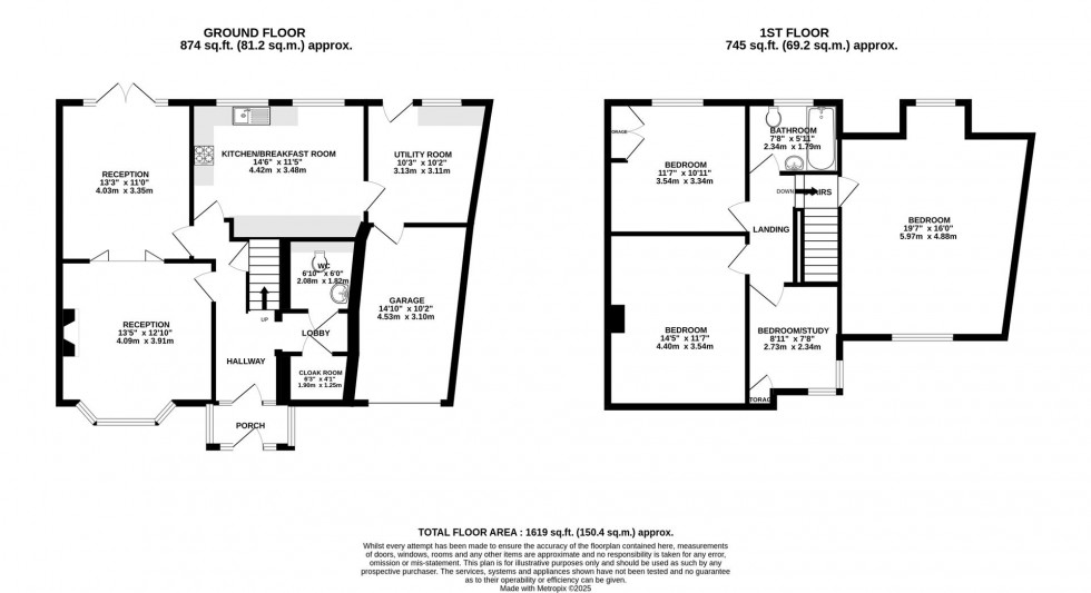 Floorplan for Cote Park | Stoke Bishop