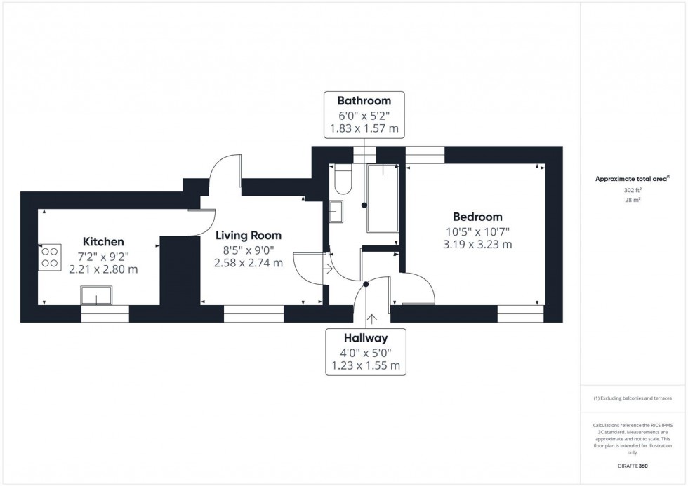 Floorplan for Chaplin Road, Bristol