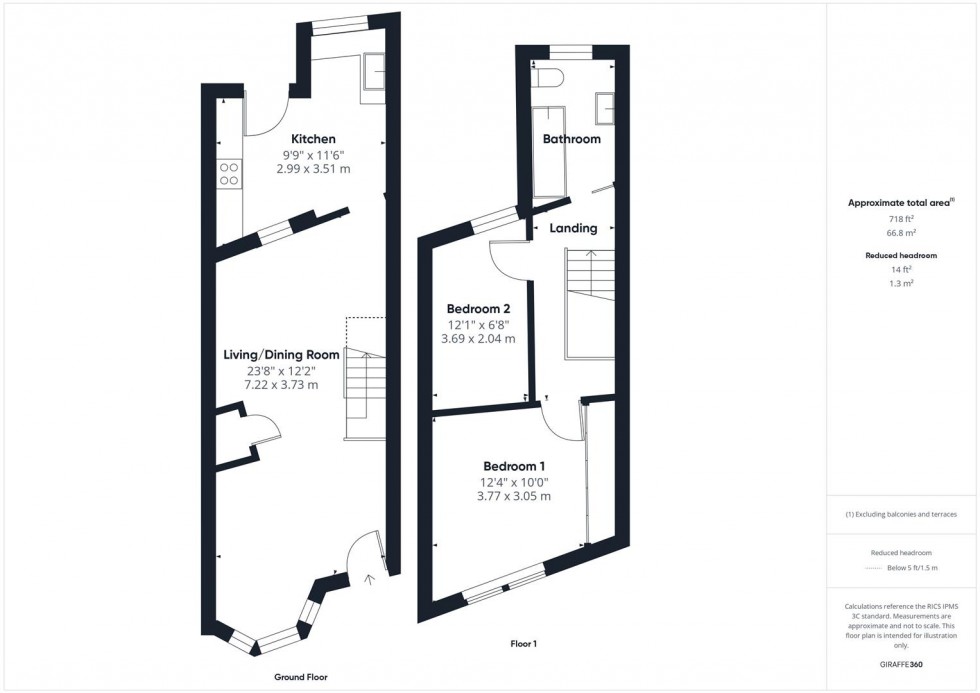 Floorplan for Gloucester Road, Staple Hill, Bristol