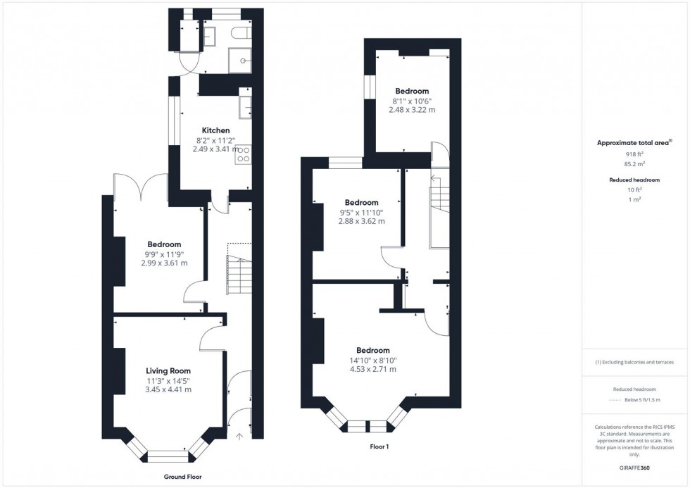 Floorplan for Westbourne Road, Easton, Bristol