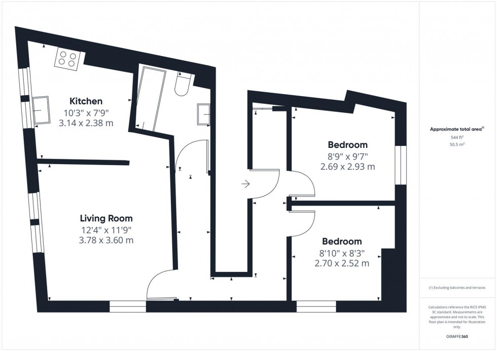 Floorplan for Chaplin Road, Bristol