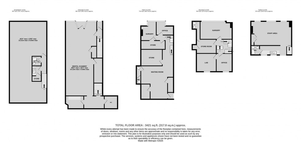 Floorplan for High Street, Bristol
