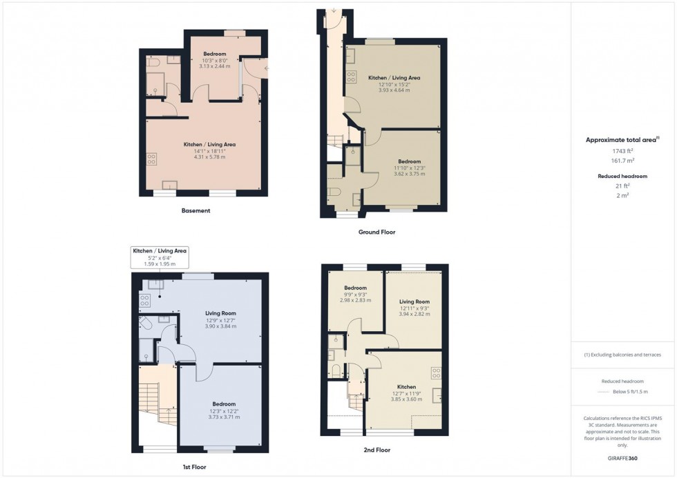 Floorplan for Sutherland Place, Bristol