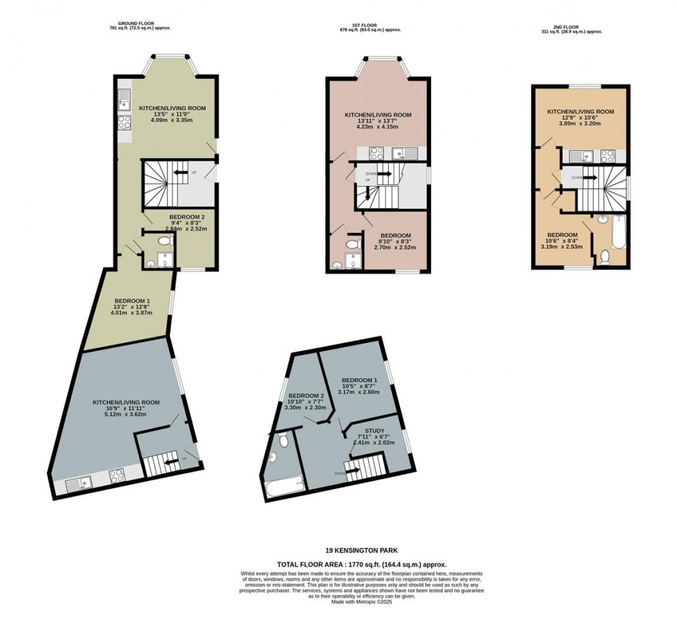 Floorplan for Kensington Park, Bristol