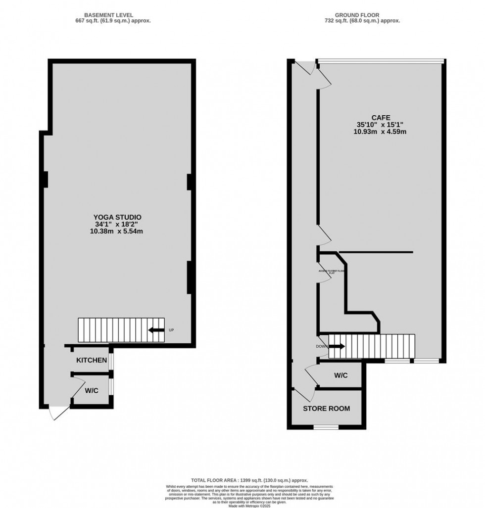 Floorplan for Park Row, Clifton, Bristol