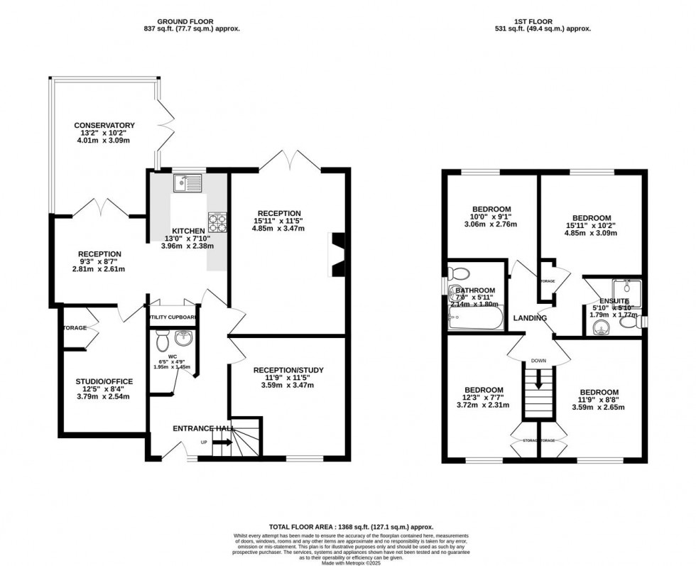 Floorplan for Ottrells Mead | Bradley Stoke