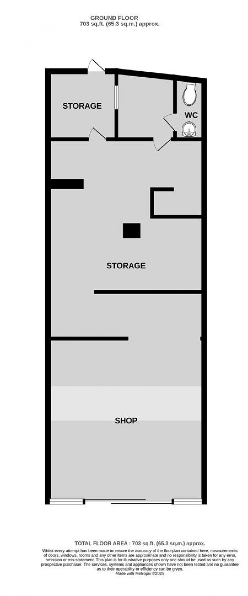 Floorplan for Station Road, Clevedon