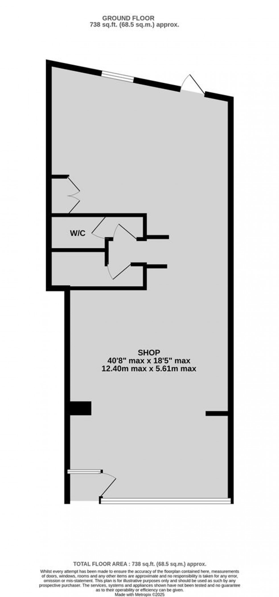Floorplan for Station Road, Clevedon
