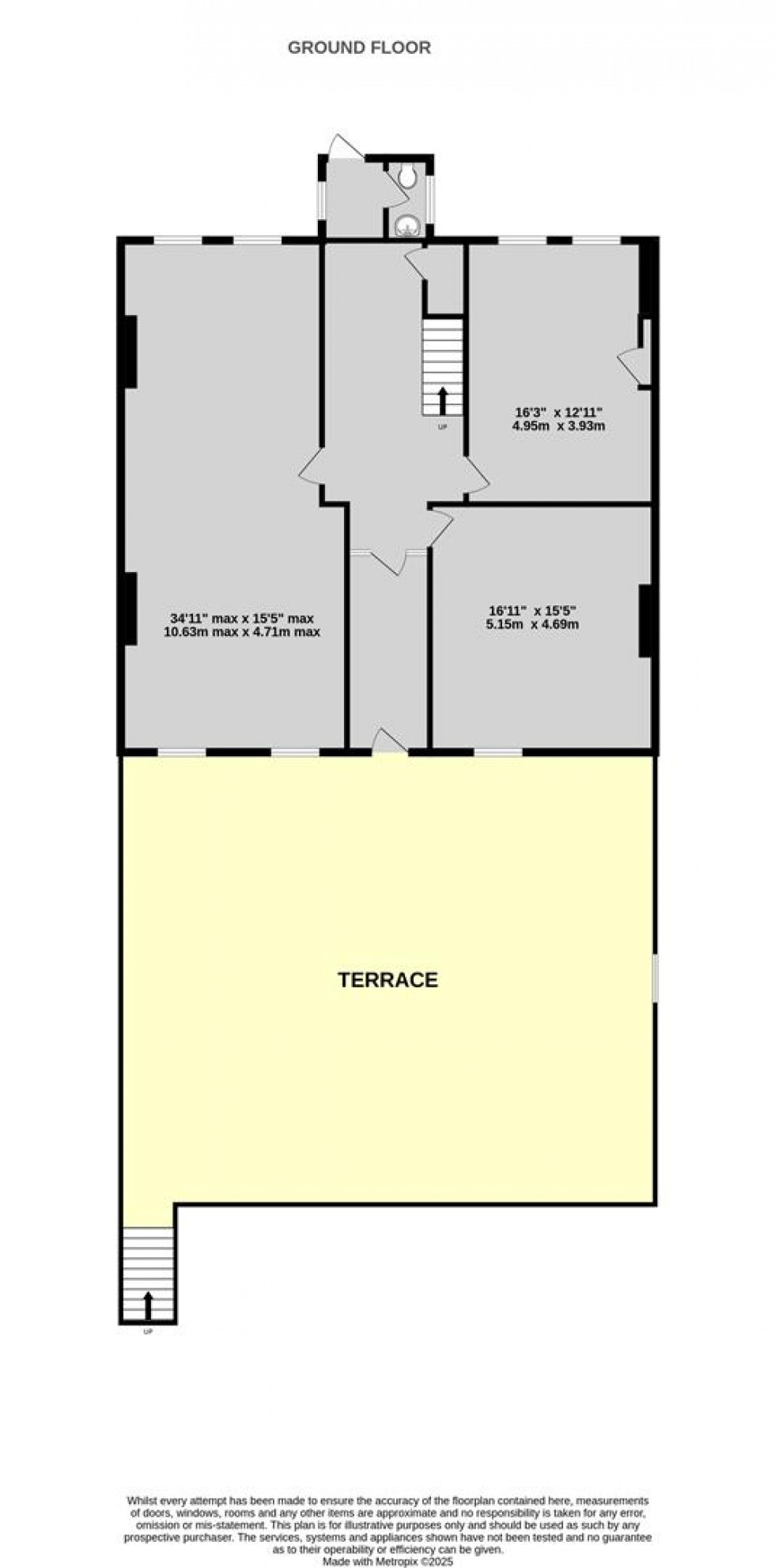 Floorplan for Ground Floor Office in Clifton Village